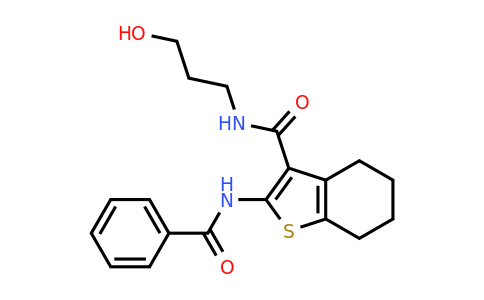 299962-48-4 | 2-Benzamido-N-(3-hydroxypropyl)-4,5,6,7-tetrahydrobenzo[b]thiophene-3-carboxamide
