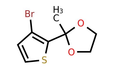 30011-79-1 | 2-(3-Bromothiophen-2-yl)-2-methyl-1,3-dioxolane