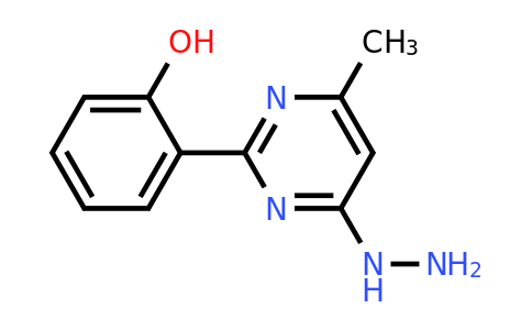 300358-31-0 | 2-(4-Hydrazinyl-6-methylpyrimidin-2-yl)phenol