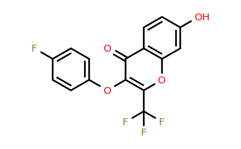 300569-43-1 | 3-(4-Fluorophenoxy)-7-hydroxy-2-(trifluoromethyl)-4H-1-benzopyran-4-one