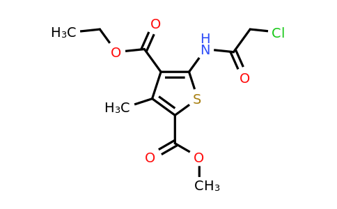 300676-14-6 | 2,4-Thiophenedicarboxylic acid, 5-[(2-chloroacetyl)amino]-3-methyl-, 4-ethyl 2-methyl ester