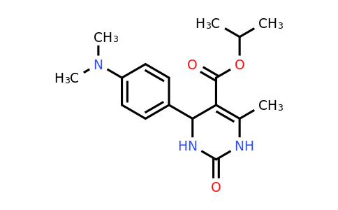 300690-01-1 | Isopropyl 4-(4-(dimethylamino)phenyl)-6-methyl-2-oxo-1,2,3,4-tetrahydropyrimidine-5-carboxylate