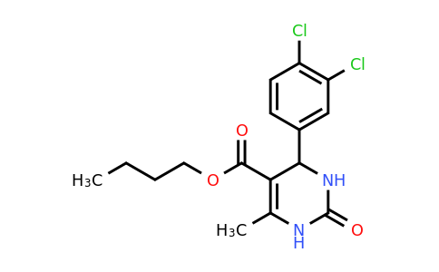 300690-11-3 | Butyl 4-(3,4-dichlorophenyl)-6-methyl-2-oxo-1,2,3,4-tetrahydropyrimidine-5-carboxylate
