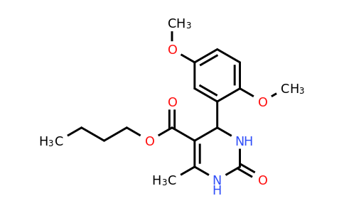 300690-14-6 | Butyl 4-(2,5-dimethoxyphenyl)-6-methyl-2-oxo-1,2,3,4-tetrahydropyrimidine-5-carboxylate