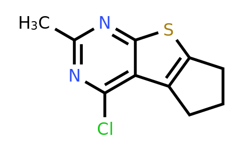 300816-24-4 | 4-Chloro-2-methyl-6,7-dihydro-5H-cyclopenta[4,5]thieno[2,3-d]pyrimidine