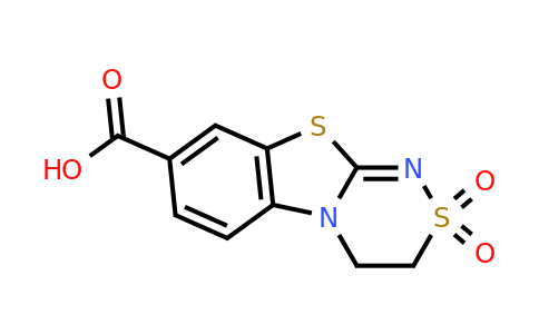 301308-77-0 | [1,2,4]Thiadiazino[3,4-b]benzothiazole-8-carboxylic acid, 3,4-dihydro-, 2,2-dioxide