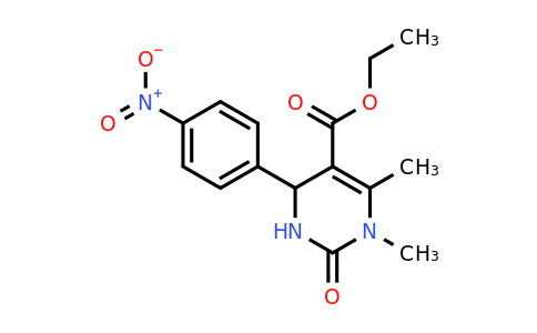 301319-39-1 | Ethyl 1,6-dimethyl-4-(4-nitrophenyl)-2-oxo-1,2,3,4-tetrahydropyrimidine-5-carboxylate