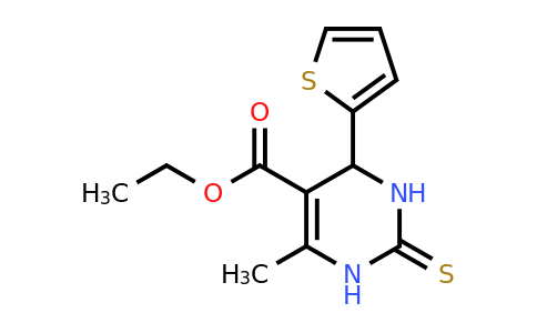 302822-05-5 | Ethyl 6-methyl-4-(thiophen-2-yl)-2-thioxo-1,2,3,4-tetrahydropyrimidine-5-carboxylate
