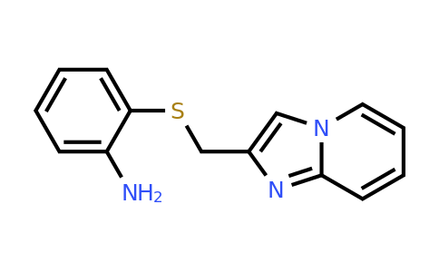 302935-34-8 | 2-((Imidazo[1,2-a]pyridin-2-ylmethyl)thio)aniline