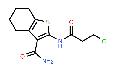 302936-04-5 | 2-(3-Chloropropanamido)-4,5,6,7-tetrahydro-1-benzothiophene-3-carboxamide