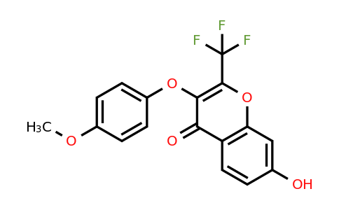 302952-79-0 | 7-Hydroxy-3-(4-methoxyphenoxy)-2-(trifluoromethyl)-4H-chromen-4-one