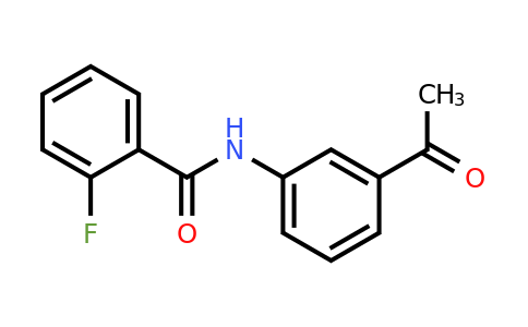 N-(3-acetylphenyl)-2-fluorobenzamide