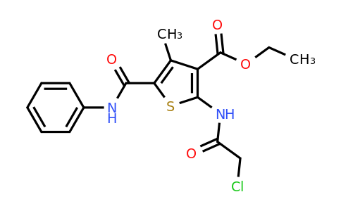303136-32-5 | Ethyl 2-(2-chloroacetamido)-4-methyl-5-(phenylcarbamoyl)thiophene-3-carboxylate