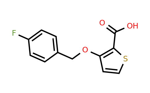 303147-78-6 | 3-((4-Fluorobenzyl)oxy)thiophene-2-carboxylic acid