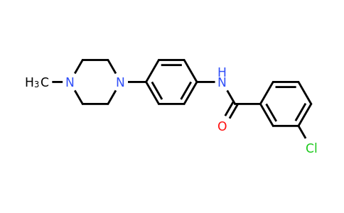 3-Chloro-N-(4-(4-methylpiperazin-1-yl)phenyl)benzamide