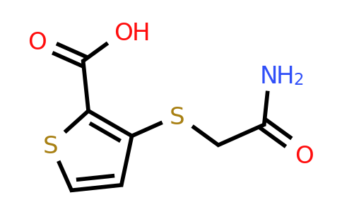 303150-84-7 | 3-((2-Amino-2-oxoethyl)thio)thiophene-2-carboxylic acid