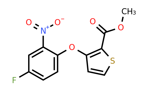 303152-16-1 | Methyl 3-(4-fluoro-2-nitrophenoxy)thiophene-2-carboxylate