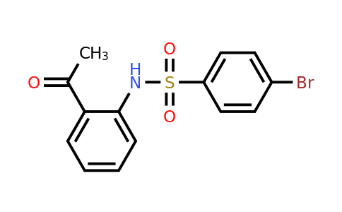 N-(2-acetylphenyl)-4-bromobenzenesulfonamide