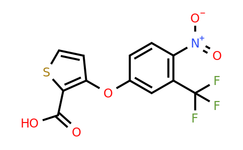 303152-63-8 | 3-(4-Nitro-3-(trifluoromethyl)phenoxy)thiophene-2-carboxylic acid