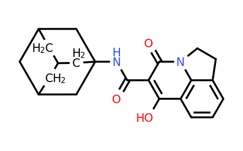 303987-23-7 | N-(adamantan-1-yl)-6-hydroxy-4-oxo-1,2-dihydro-4H-pyrrolo[3,2,1-ij]quinoline-5-carboxamide