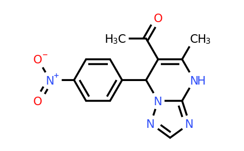 303994-49-2 | 1-(5-Methyl-7-(4-nitrophenyl)-4,7-dihydro-[1,2,4]triazolo[1,5-a]pyrimidin-6-yl)ethan-1-one