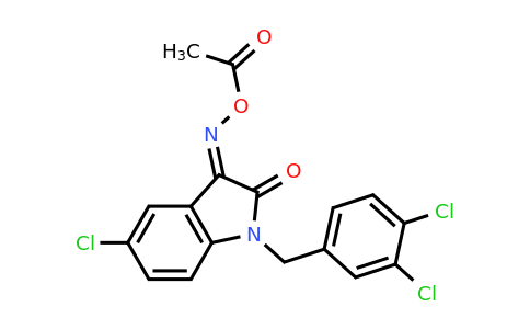 303998-55-2 | 1H-Indole-2,3-dione, 5-chloro-1-[(3,4-dichlorophenyl)methyl]-, 3-(O-acetyloxime)