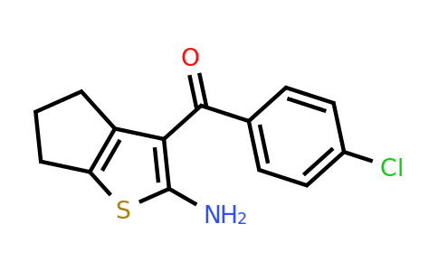 304018-04-0 | 3-(4-Chlorobenzoyl)-4h,5h,6h-cyclopenta[b]thiophen-2-amine