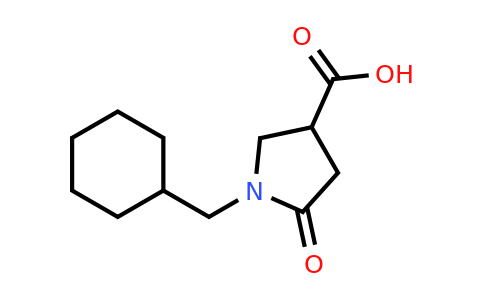 1-(Cyclohexylmethyl)-5-oxopyrrolidine-3-carboxylic acid