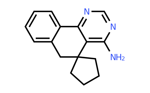 304870-34-6 | 6h-Spiro[benzo[h]quinazoline-5,1'-cyclopentane]-4-amine