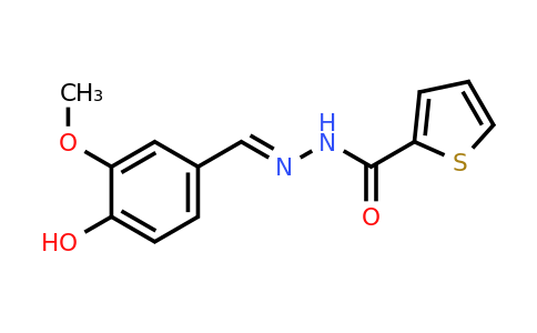 304906-01-2 | (E)-N'-(4-hydroxy-3-methoxybenzylidene)thiophene-2-carbohydrazide