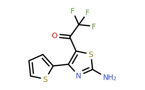 306289-61-2 | 1-[2-Amino-4-(thiophen-2-yl)-1,3-thiazol-5-yl]-2,2,2-trifluoroethan-1-one