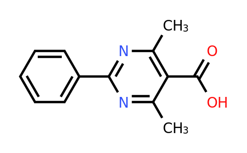 306297-93-8 | 4,6-Dimethyl-2-phenylpyrimidine-5-carboxylic acid