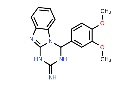 306735-64-8 | 4-(3,4-Dimethoxyphenyl)-3,4-dihydrobenzo[4,5]imidazo[1,2-a][1,3,5]triazin-2(1H)-imine