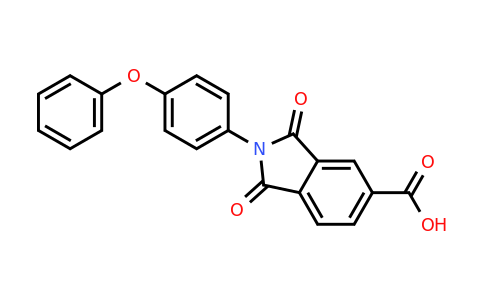 306763-60-0 | 1,3-Dioxo-2-(4-phenoxyphenyl)isoindoline-5-carboxylic acid