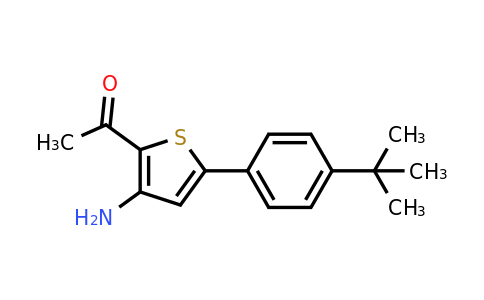 306935-12-6 | 1-(3-Amino-5-(4-(tert-butyl)phenyl)thiophen-2-yl)ethan-1-one