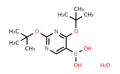 306935-93-3 | (2,4-Di-tert-butoxypyrimidin-5-yl)boronic acid hydrate