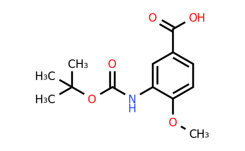 3-(tert-Butoxycarbonylamino)-4-methoxybenzoic acid