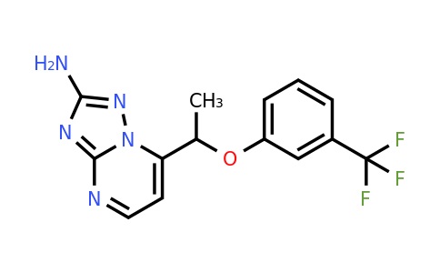 306979-68-0 | 7-(1-(3-(Trifluoromethyl)phenoxy)ethyl)-[1,2,4]triazolo[1,5-a]pyrimidin-2-amine