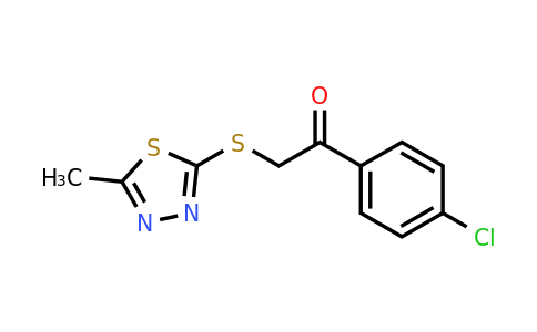 307343-39-1 | 1-(4-Chlorophenyl)-2-((5-methyl-1,3,4-thiadiazol-2-yl)thio)ethan-1-one