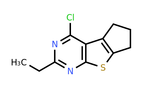 307343-93-7 | 4-Chloro-2-ethyl-6,7-dihydro-5H-cyclopenta[4,5]thieno[2,3-d]pyrimidine