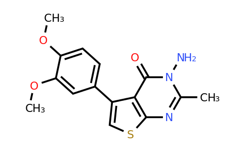 307512-25-0 | 3-Amino-5-(3,4-dimethoxyphenyl)-2-methyl-3h,4h-thieno[2,3-d]pyrimidin-4-one