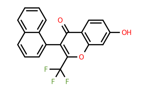 307544-91-8 | 7-Hydroxy-3-(naphthalen-1-yl)-2-(trifluoromethyl)-4H-chromen-4-one