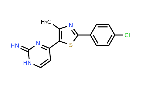 308088-19-9 | 4-(2-(4-Chlorophenyl)-4-methylthiazol-5-yl)pyrimidin-2(1H)-imine