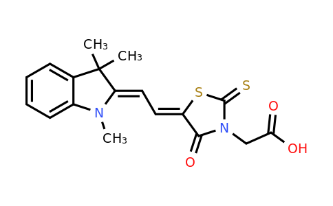 309242-67-9 | 5-[2-(1,3-Dihydro-1,3,3-trimethyl-2H-indol-2-ylidene)ethylidene]-4-oxo-2-thioxo-3-thiazolidineacetic acid