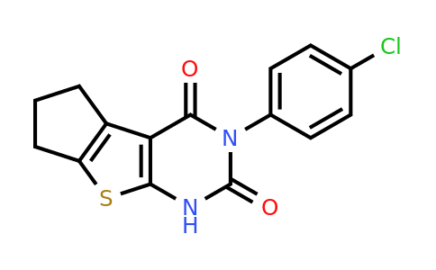 309273-77-6 | 3-(4-Chlorophenyl)-1,5,6,7-tetrahydro-2h-cyclopenta[4,5]thieno[2,3-d]pyrimidine-2,4(3h)-dione
