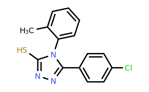 5-(4-Chlorophenyl)-4-(2-methylphenyl)-4H-1,2,4-triazole-3-thiol