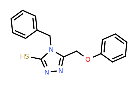 4-Benzyl-5-(phenoxymethyl)-4H-1,2,4-triazole-3-thiol