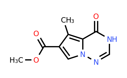 Methyl 5-methyl-4-oxo-3H,4H-pyrrolo[2,1-f][1,2,4]triazine-6-carboxylate