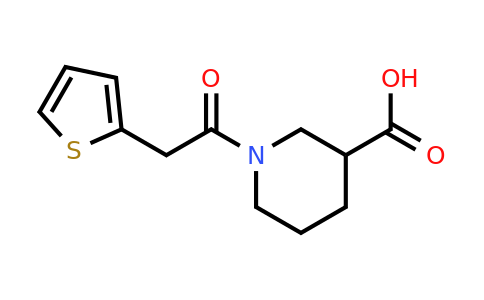 310454-96-7 | 1-(2-(Thiophen-2-yl)acetyl)piperidine-3-carboxylic acid