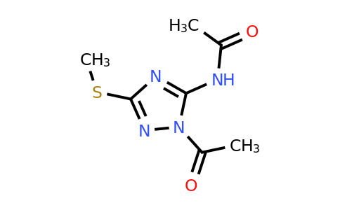 311317-45-0 | n-[1-acetyl-3-(methylsulfanyl)-1h-1,2,4-triazol-5-yl]acetamide